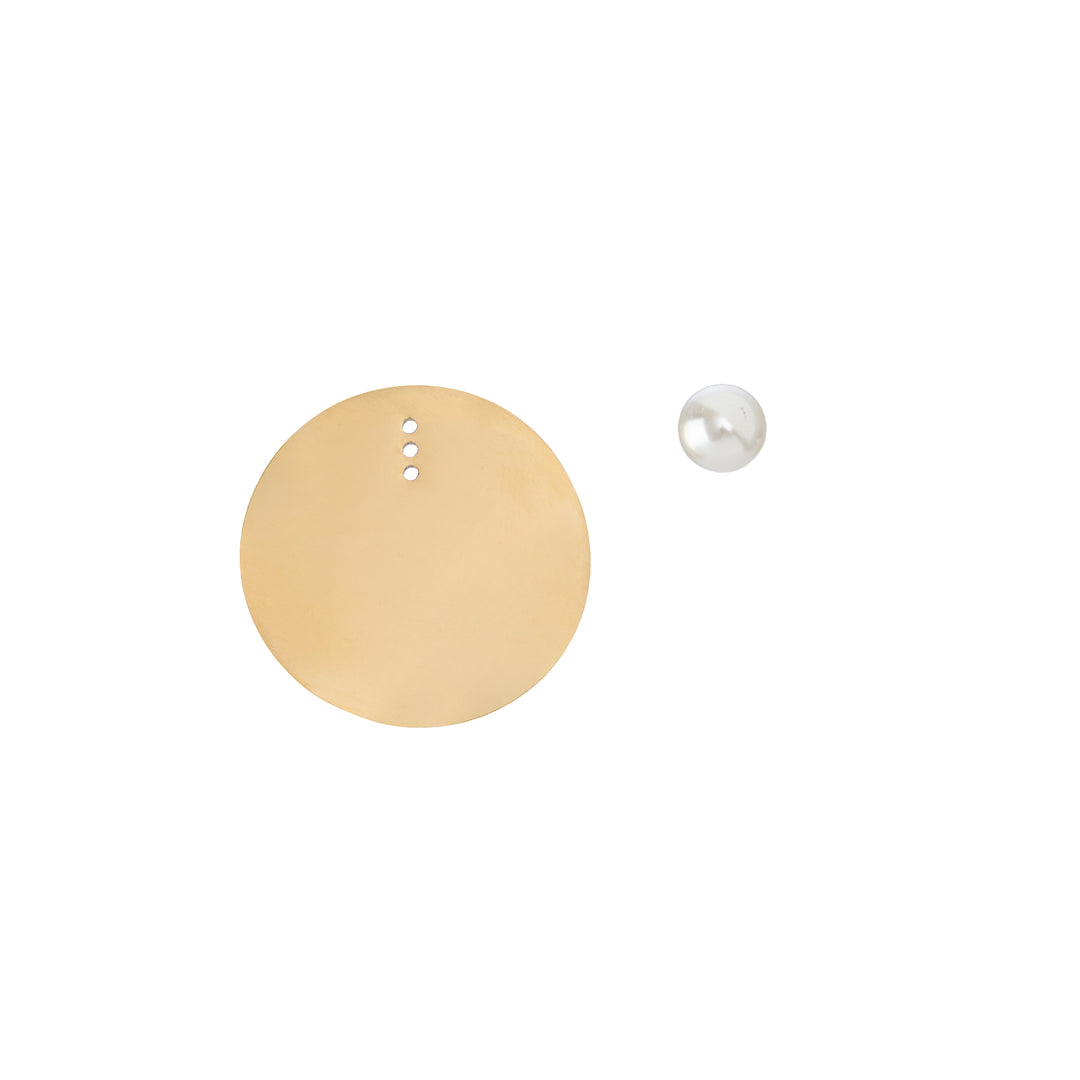 Disc Metallic Earrings