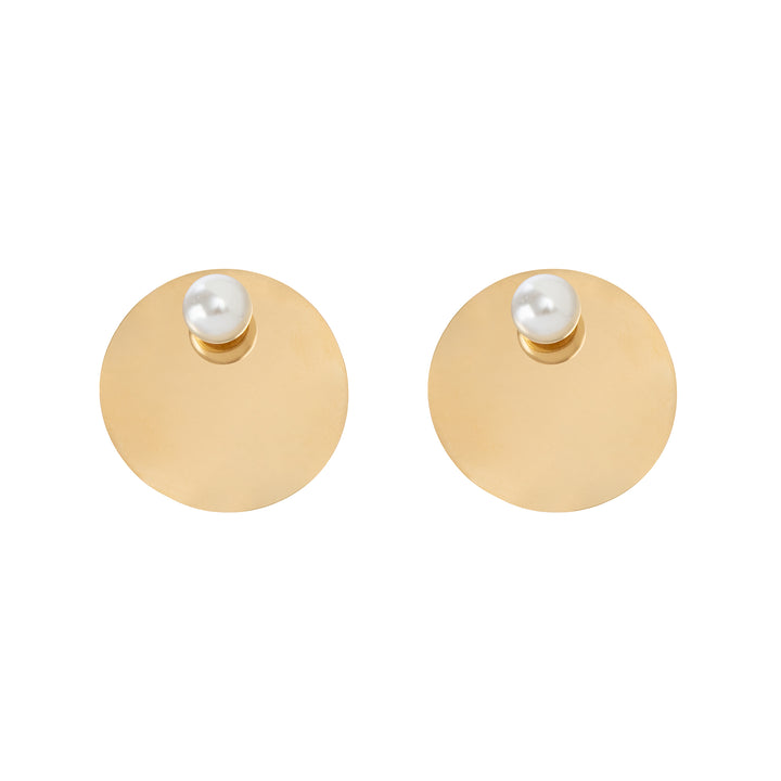 Disc Metallic Earrings