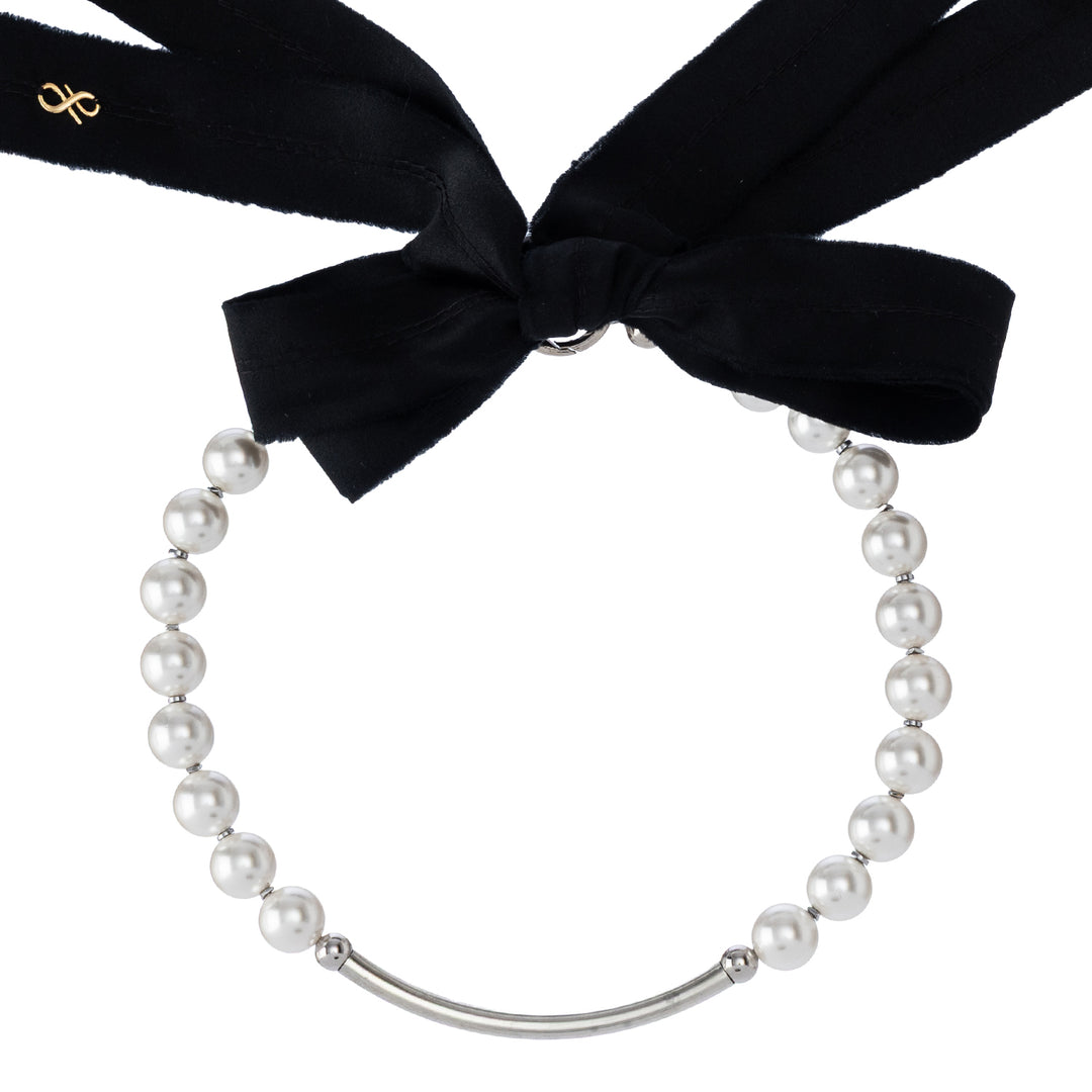 Flux Hematite Pearls Necklace