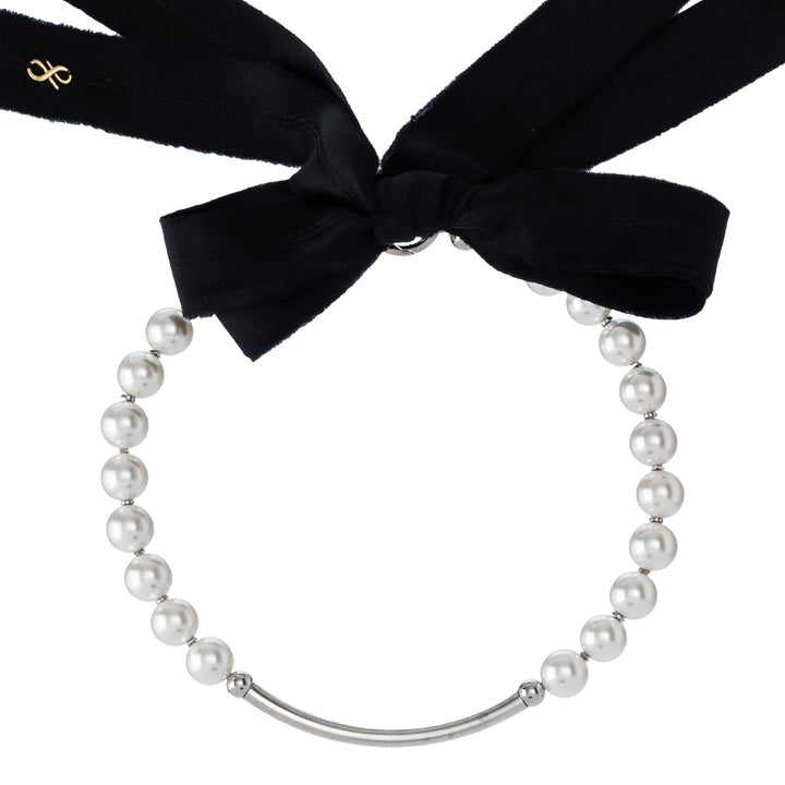 Flux Hematite Pearls Necklace