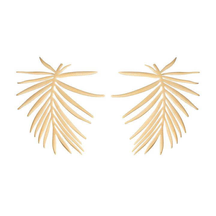 Leaf Metallic Earrings