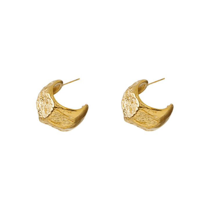 Ruche Metallic Earrings