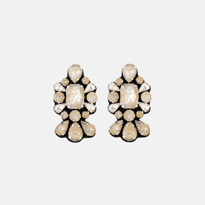 Aztec Lace Earrings - Festive Edit