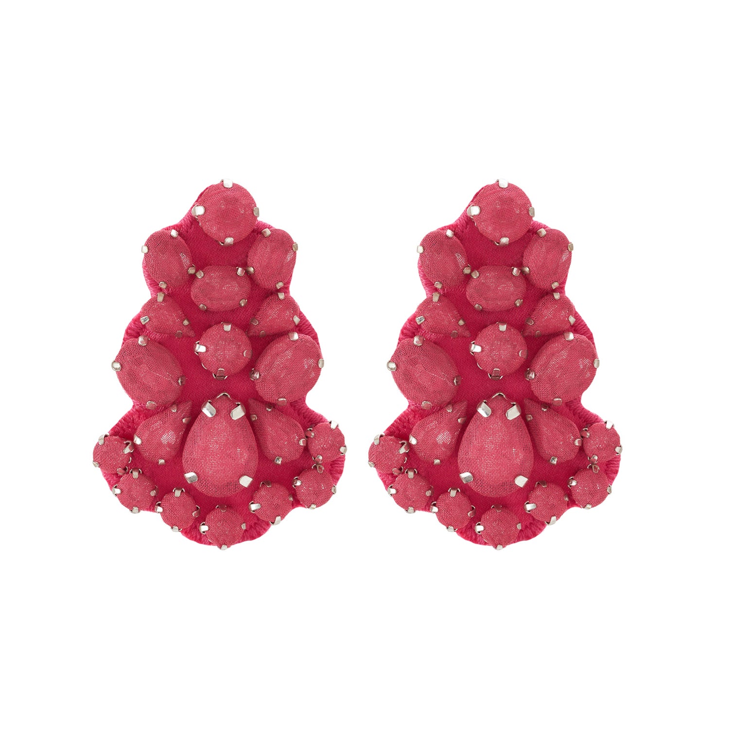 Cerise shop pink earrings