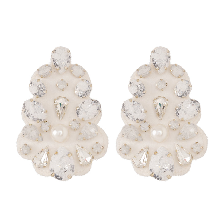 Chandelier Bridal Lace Earrings (BF)