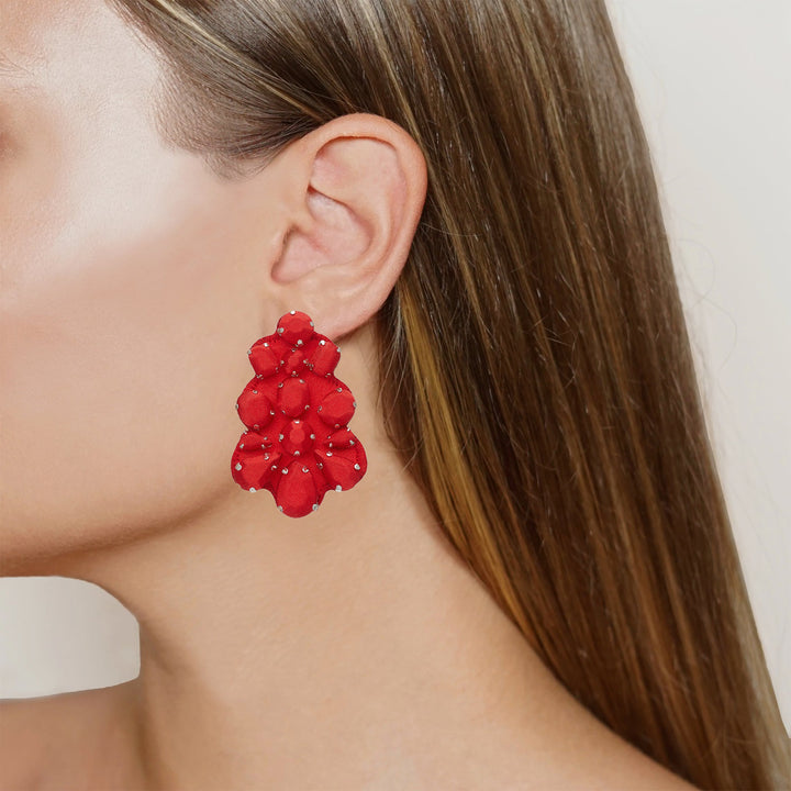 Chandelier Silk Earrings - Festive Edit