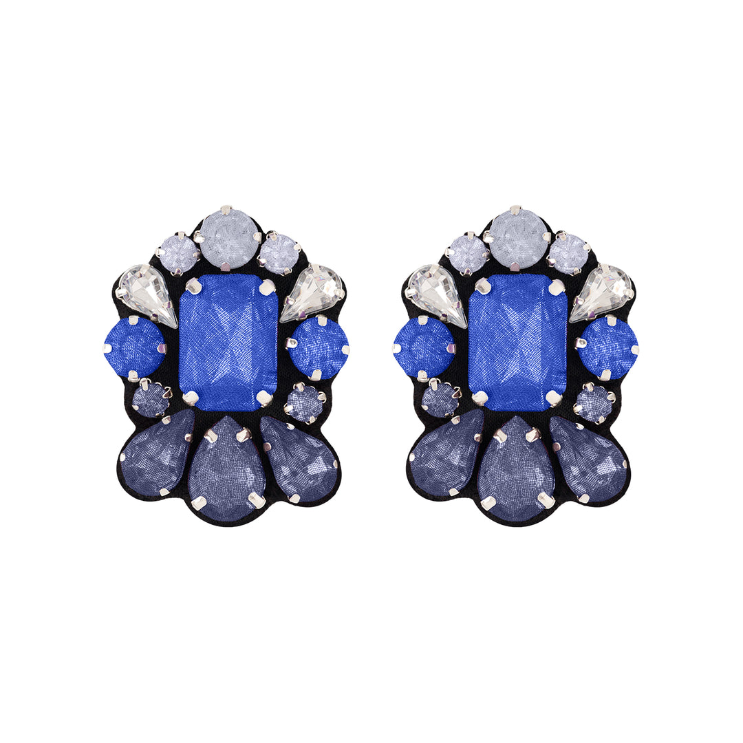 Crown Multicoloured Earrings