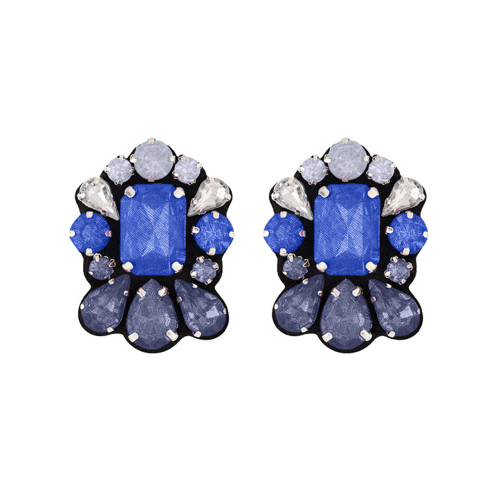 Crown Multicoloured Earrings