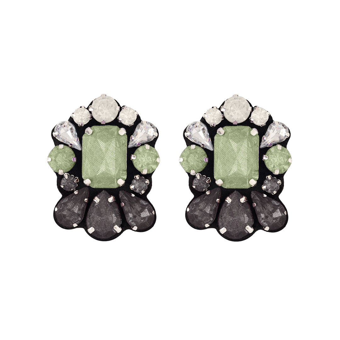 Crown Multicoloured Earrings