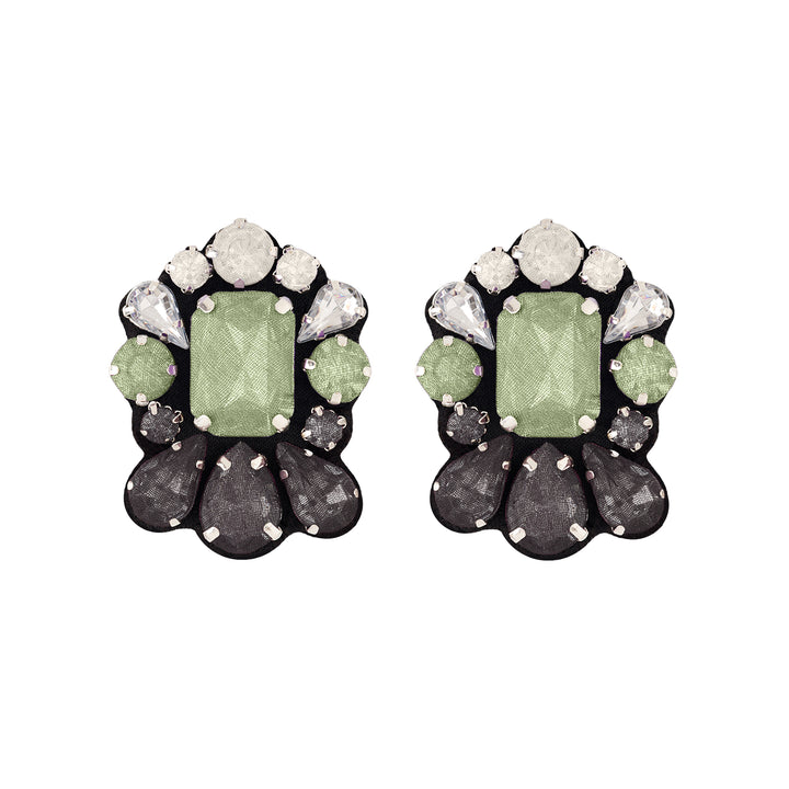 Crown Multicoloured Earrings