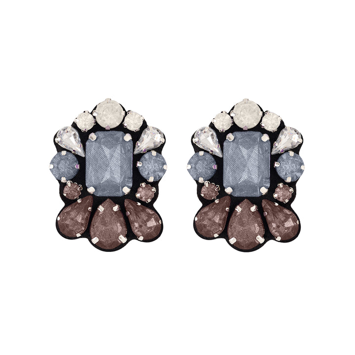 Crown Multicoloured Earrings