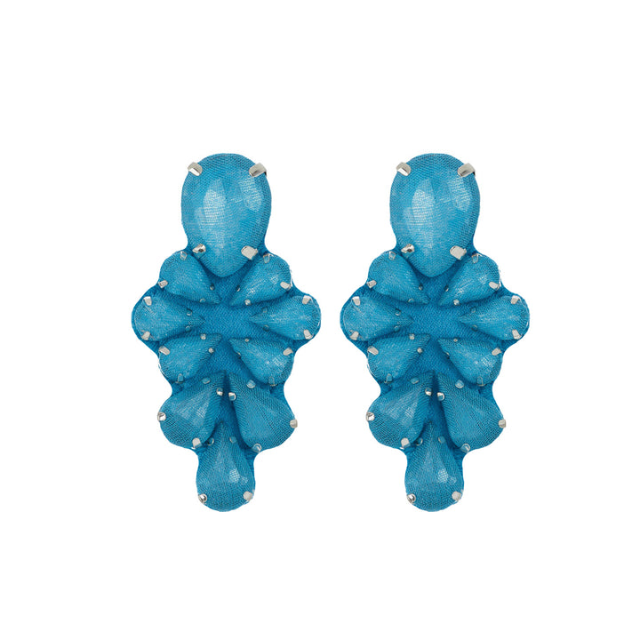 Glycine earrings baby blue.