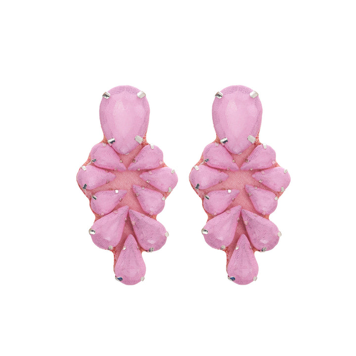 Glycine earrings baby pink.