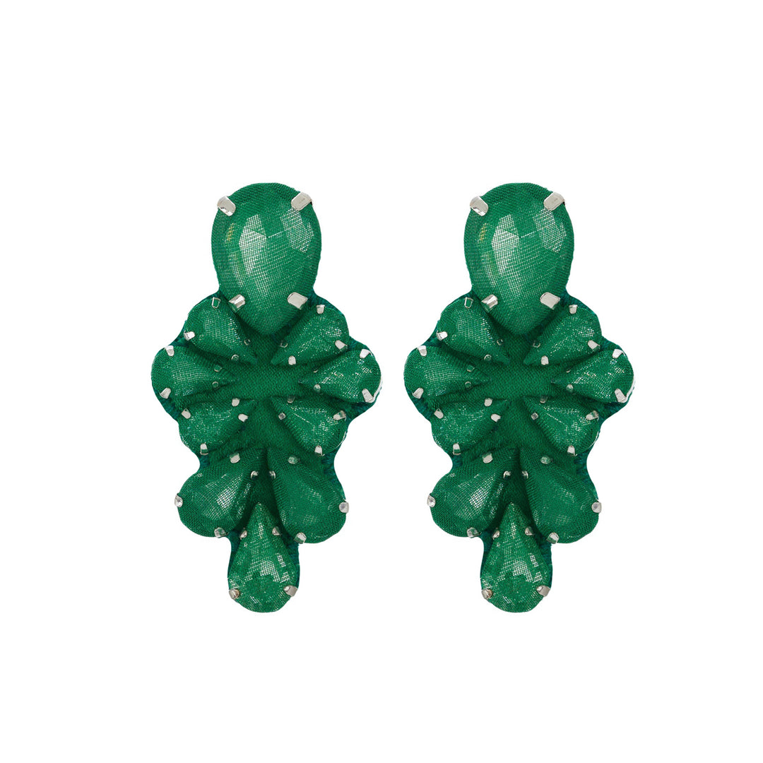 Glycine earrings green.