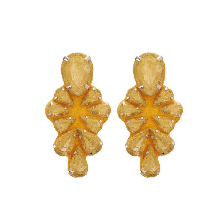 Glycine earrings yellow.