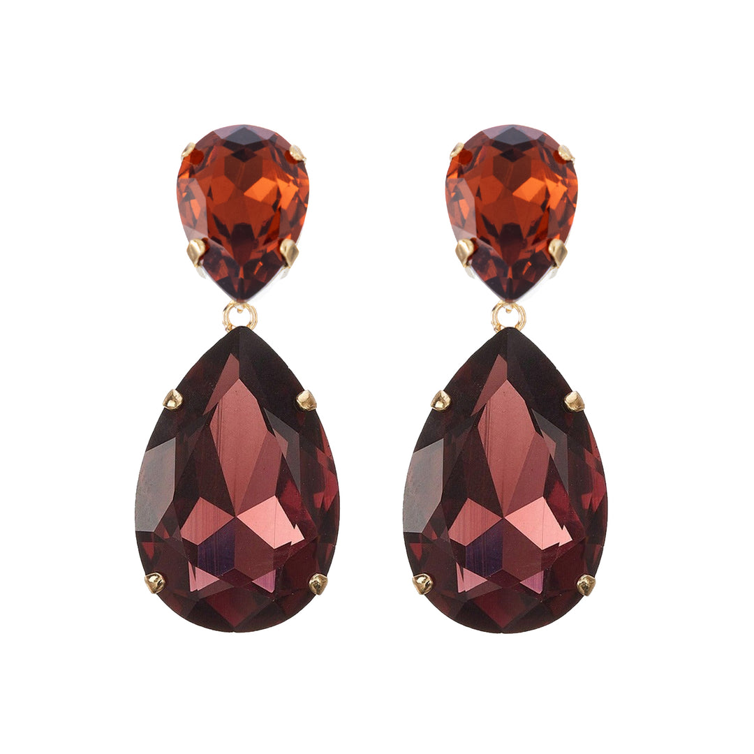 Puzzle Flame Earrings