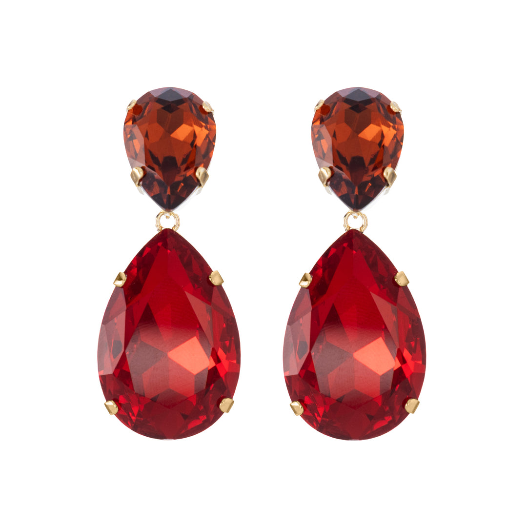 Puzzle Flame Earrings