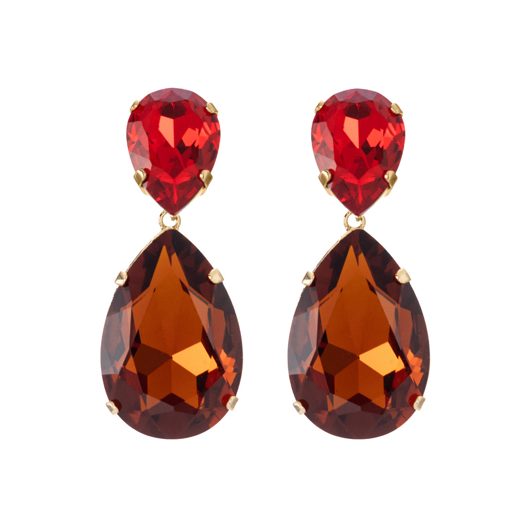 Puzzle Flame Earrings