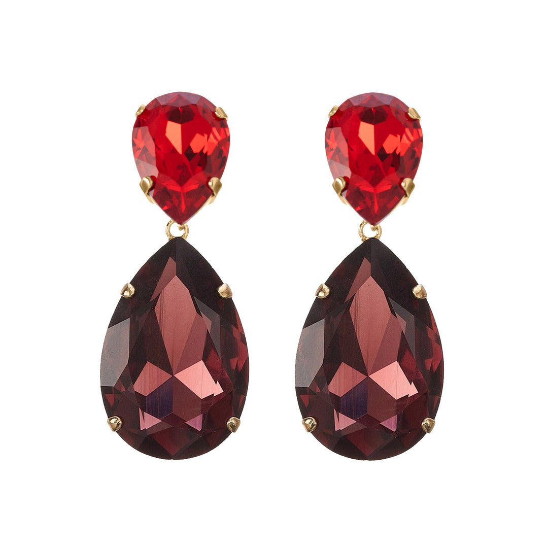 Puzzle Flame Earrings