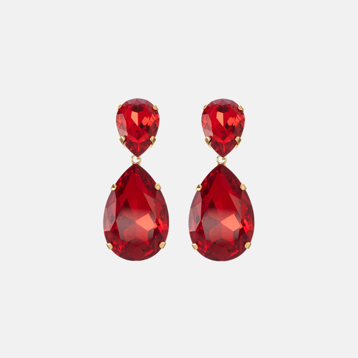 Puzzle Flame Earrings - Festive Edit