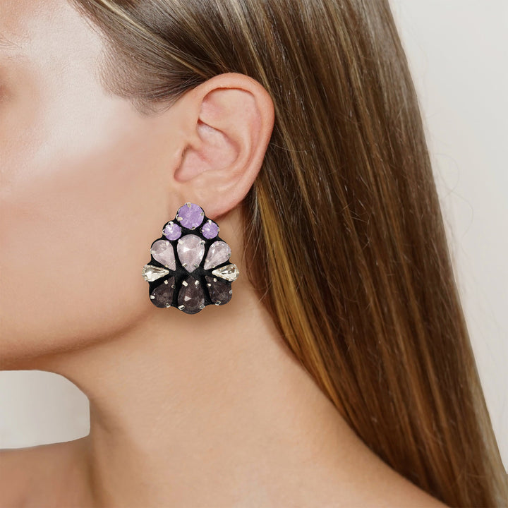 Lotus Multicoloured Earrings