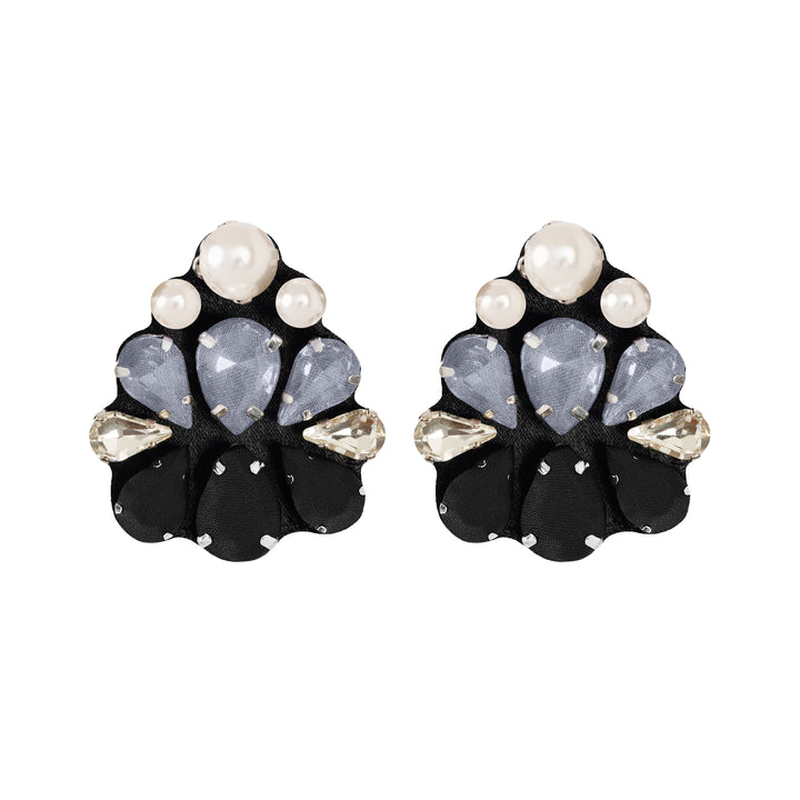 Lotus Silk Pearls Earrings