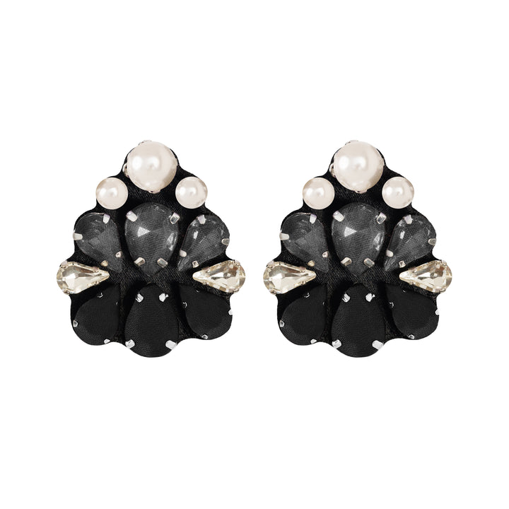 Lotus Silk Pearls Earrings