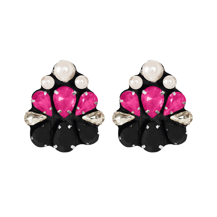 Lotus Silk Pearls Earrings