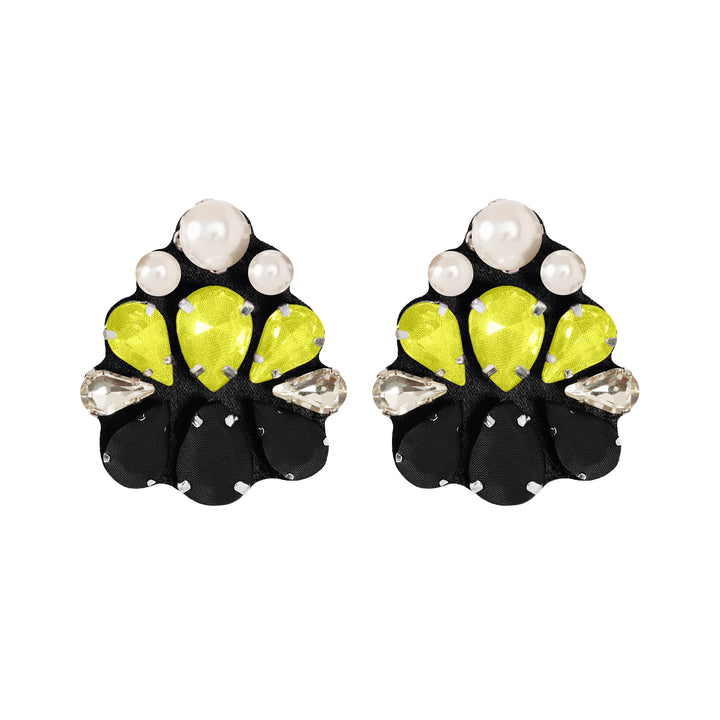 Lotus Silk Pearls Earrings