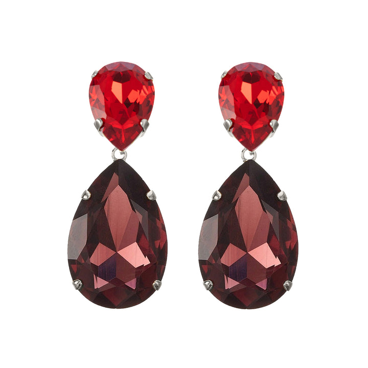 Puzzle Flame Earrings